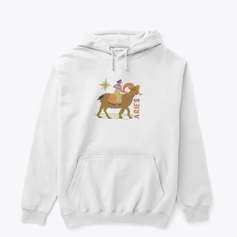 Zodiac Sign Aries Hoodie