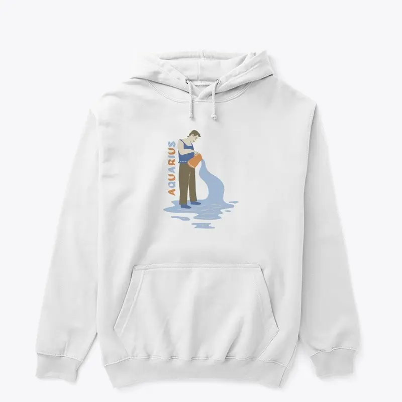 Zodiac Sign Aquarius Hoodie